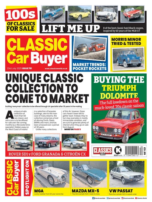 Title details for Classic Car Buyer by Kelsey Publishing Ltd - Available